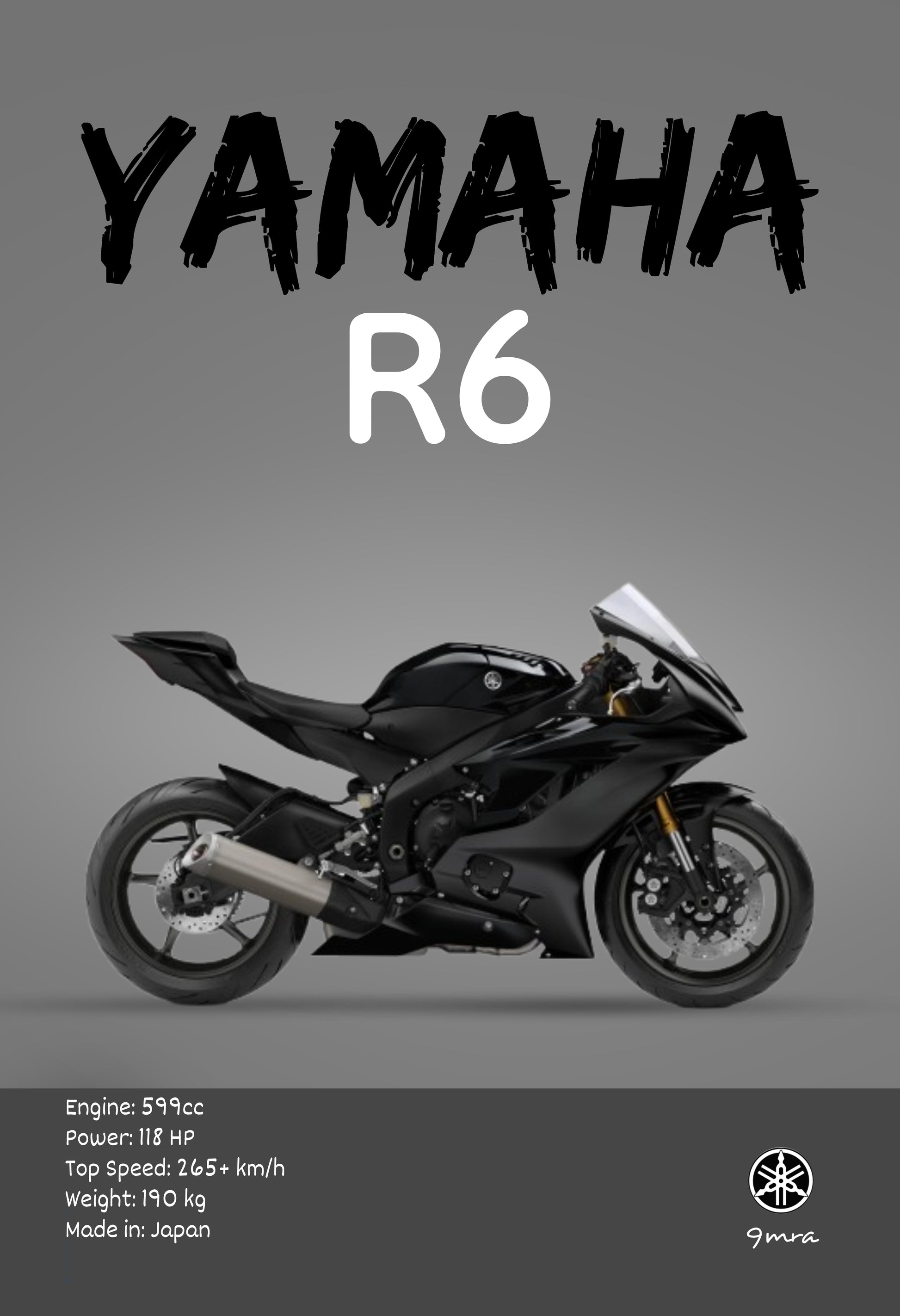 Yamaha R6 Poster