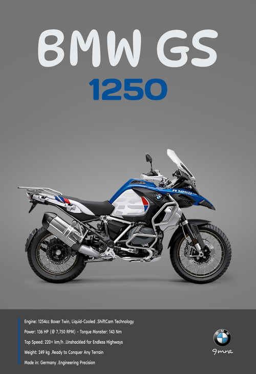 BMW GS1250 Poster