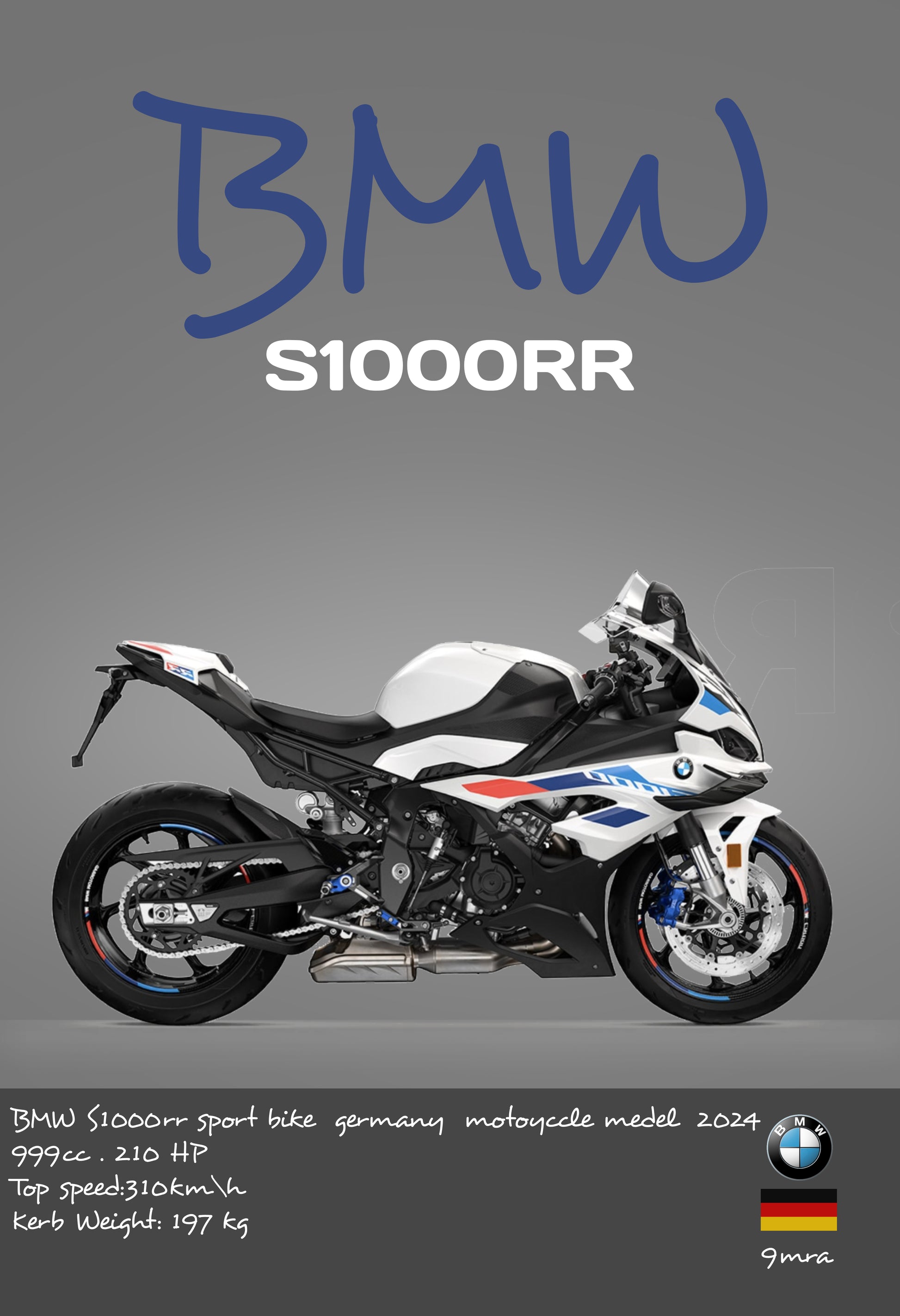 bmw s1000rr Poster